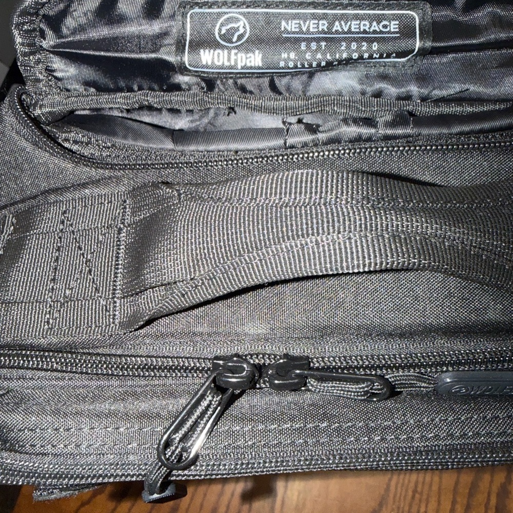 Wolfpak Black Tactical Rolling Backpack - image 3